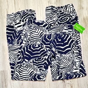 Nwt Lilly Pulitzer Cambridge Pull On Pant Bright Navy XS